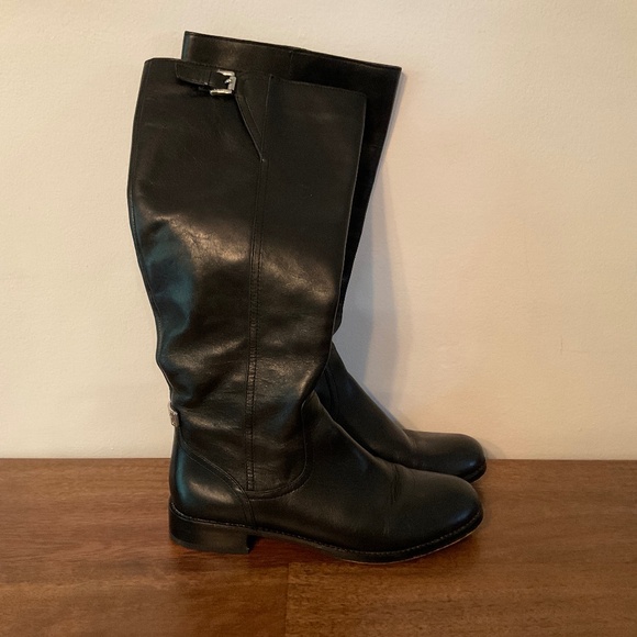 Coach Shoes - Coach black leather riding boots